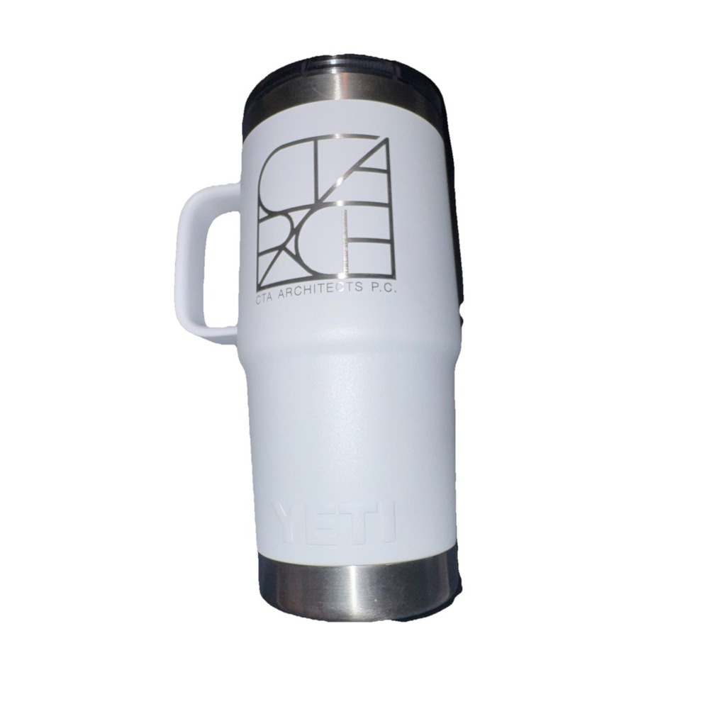 Yeti 20oz Stainless Steel Tumbler with Magslider - White